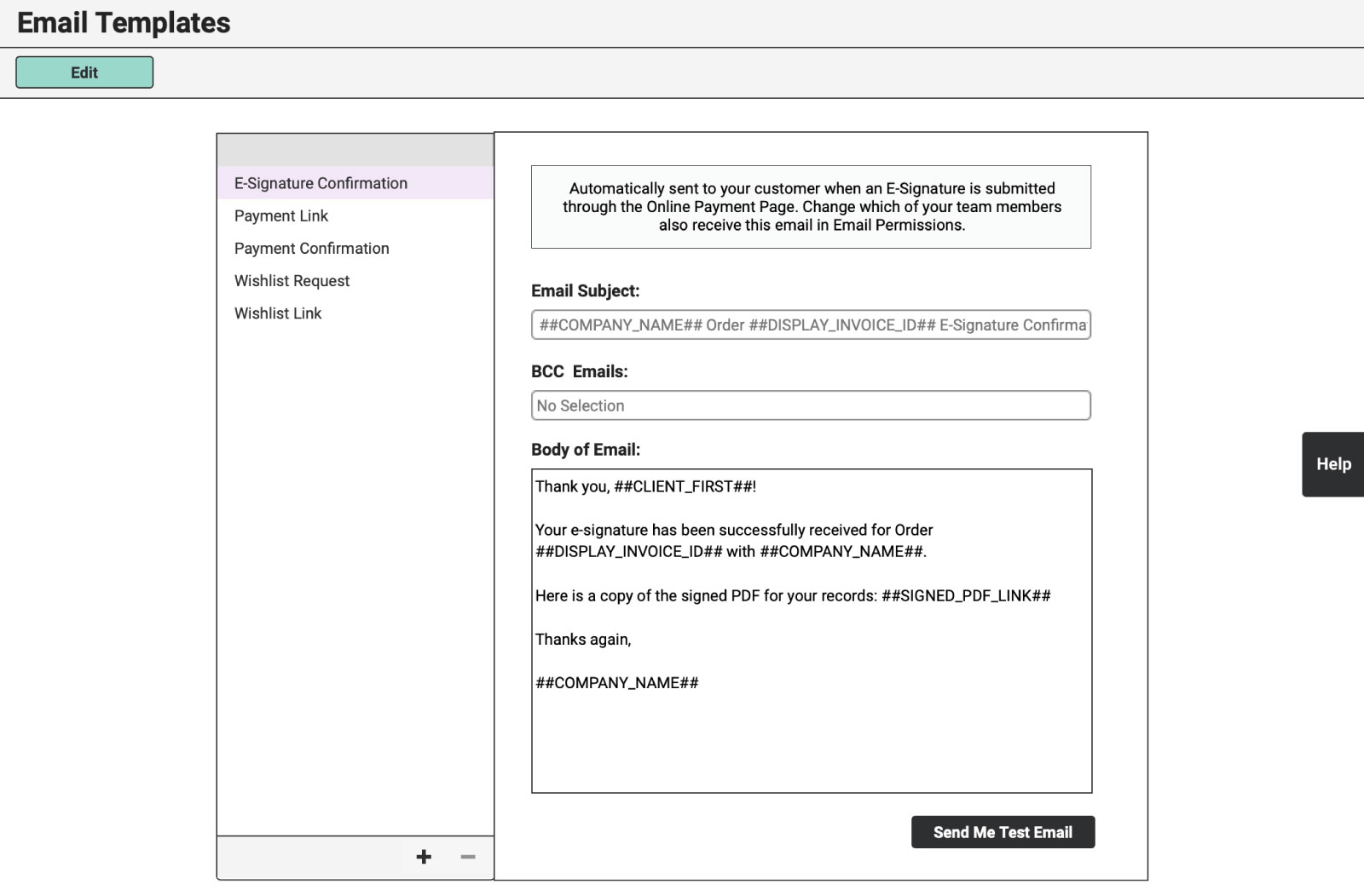 Signature Confirmation add-on